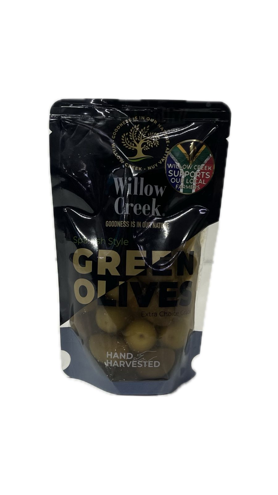 200 G GREEN POUCH Willow Creek Green Olive Pouch 200G - Image 1